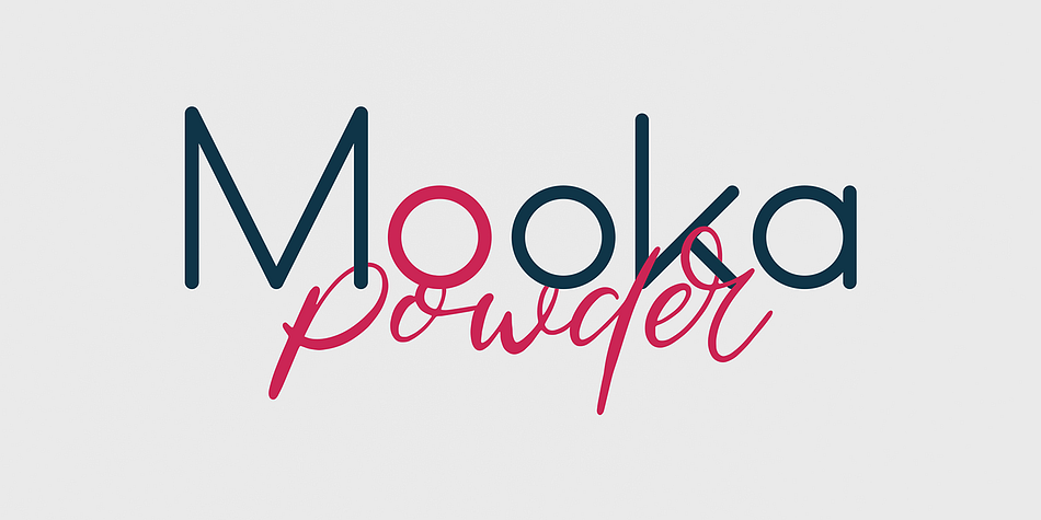 Mooka Powder - Font Duo Regular family preview