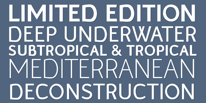 Murena Light Italic family specimen 2
