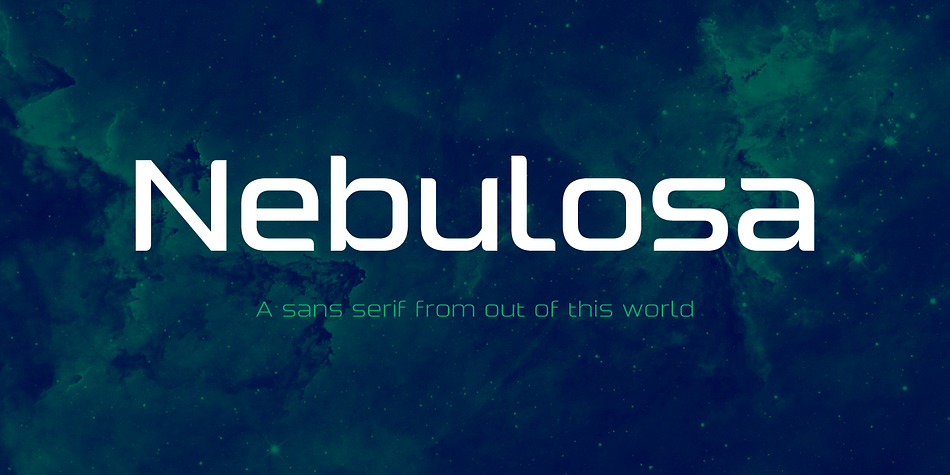 Nebulosa Display Stencil family preview