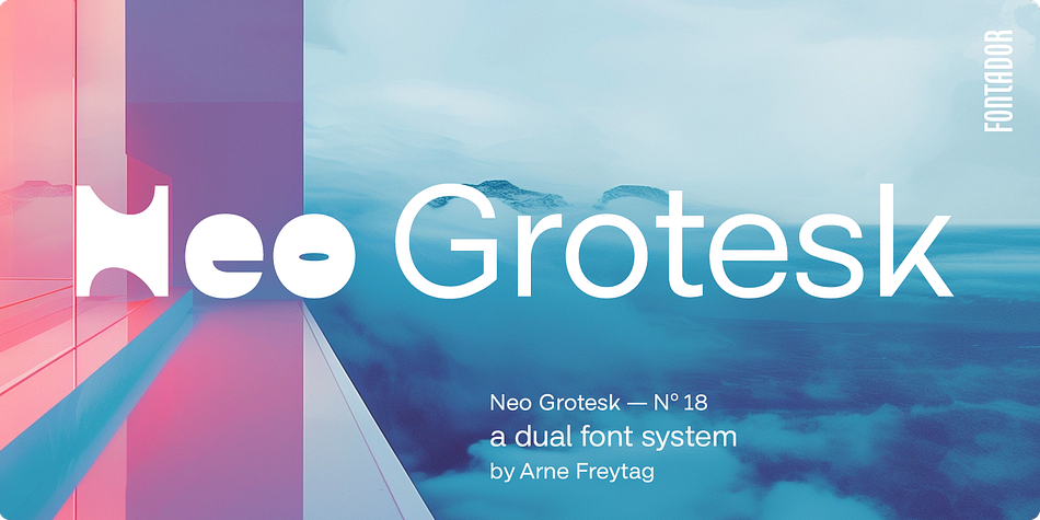 Neo Grotesk Light family preview