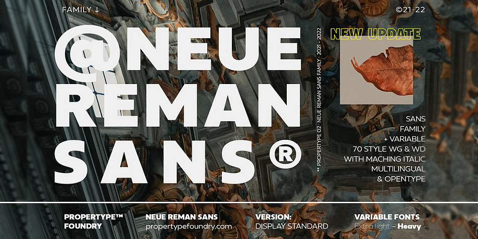 Neue Reman Sans Condensed Extra Light family preview