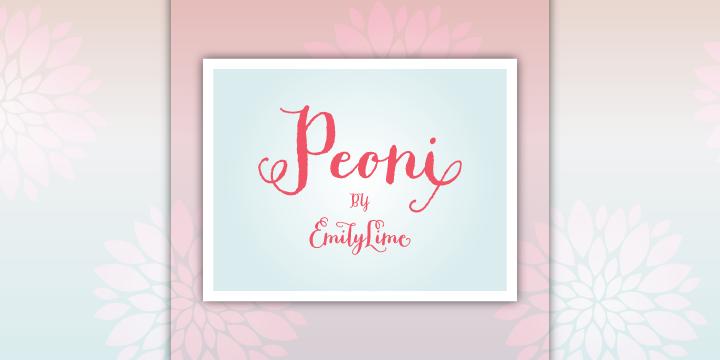 Peoni  Patterns family preview
