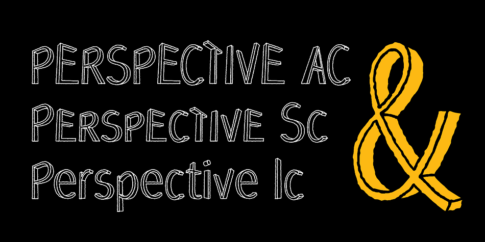 Perspective Sans Light No.4 Dark family specimen 2