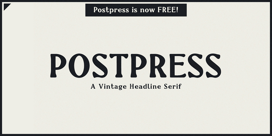 Postpress Outline family preview