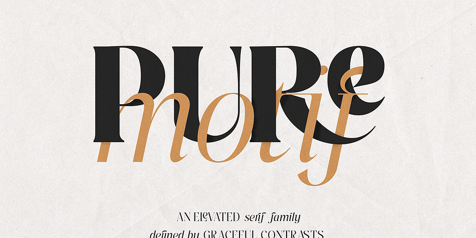 Pure Motif Light family preview