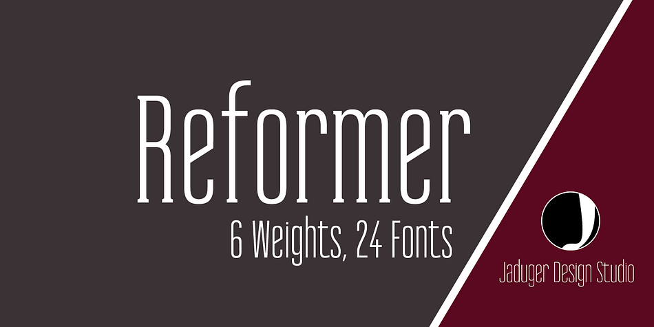 Reformer Serif Bold Italic family preview