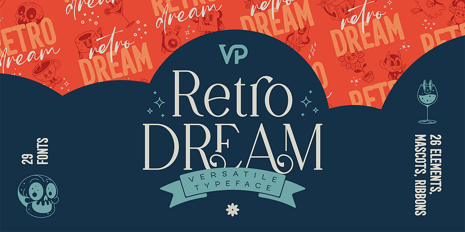 Retro Dreams Serif 2 family preview