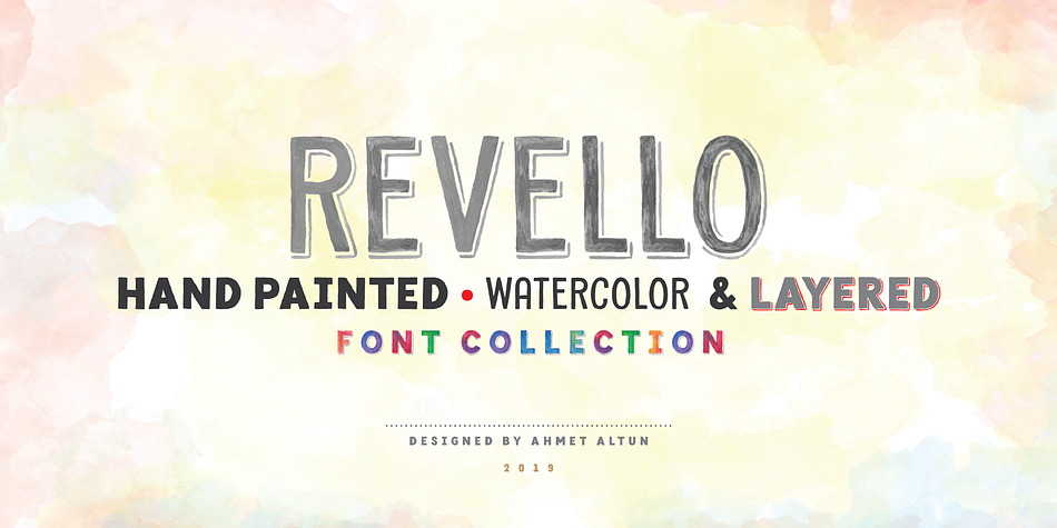 Revello Deco Shadow family specimen 2
