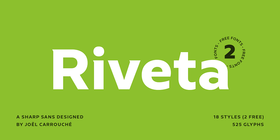 Riveta Medium family preview