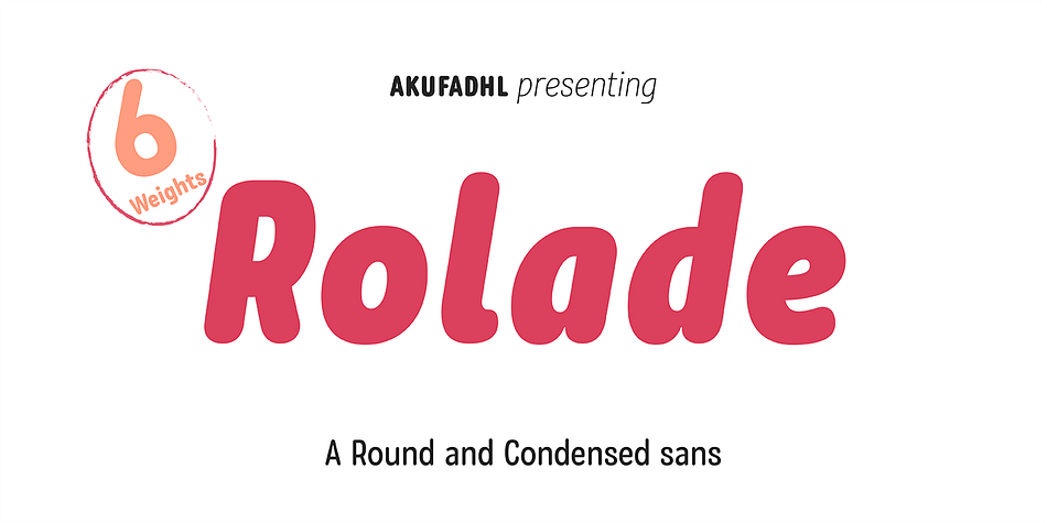 Rolade Light Italic family preview