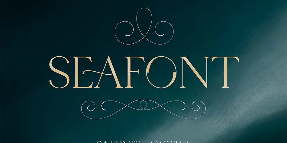 Seafont Regular 2 family preview