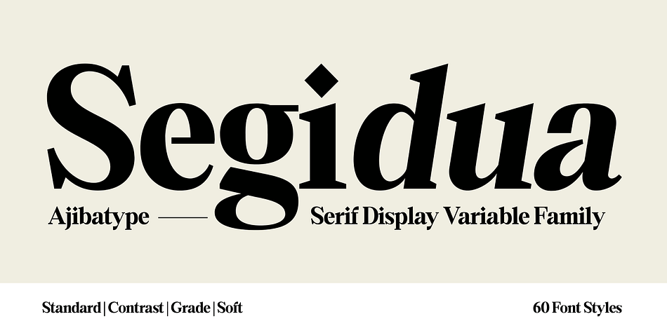 Segidua Outline family preview