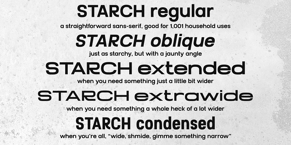 Starch Raw family specimen 2