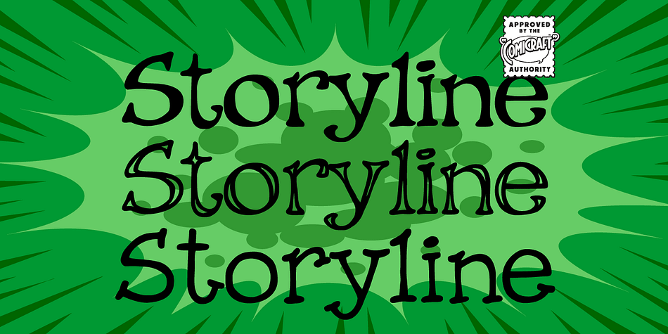Storyline Typewriter family preview
