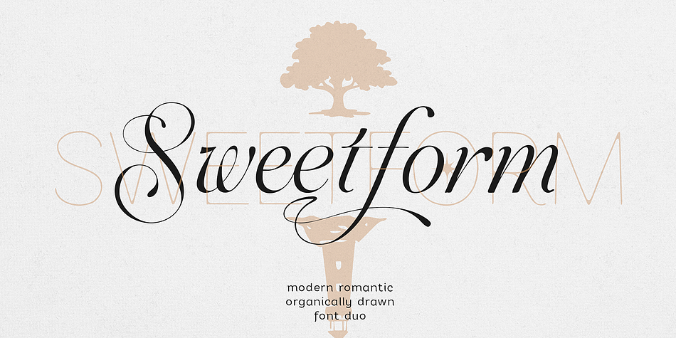 Sweetform - Serif & Sans Font Duo Sans family preview