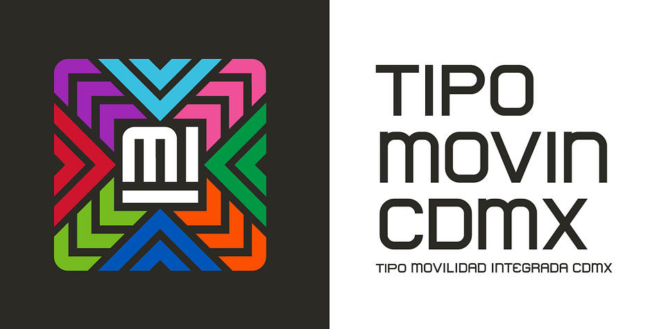 Tipo Movin CDMX Light family preview
