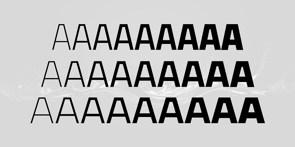Unytour Narrow Semi Bold family specimen 2