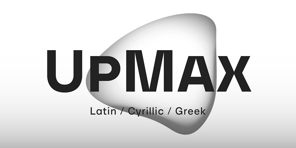 Up Max SemiBold family preview