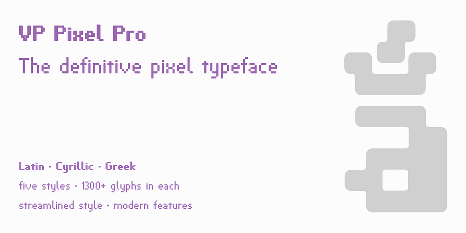 VP Pixel Pro Outline family preview