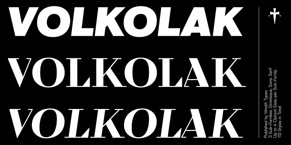 WT Volkolak Serif Poster Thin family preview