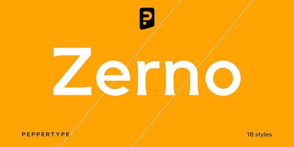 Zerno Extra Light family preview