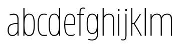 Rockeby Condensed Light abcdefghijklm