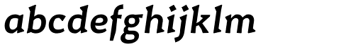 Certa Serif Medium Italic abcdefghijklm