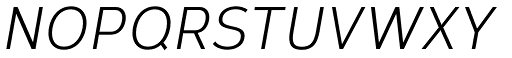 Corbert Condensed Italic NOPQRSTUVWXYZ