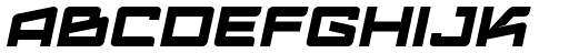 Logofontik 4F Italic ABCDEFGHIJKLM