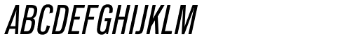 Lorimer No 2 Condensed Medium Italic