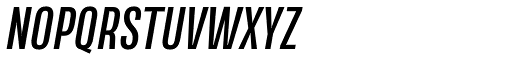 Naratif Condensed Bold Italic NOPQRSTUVWXYZ