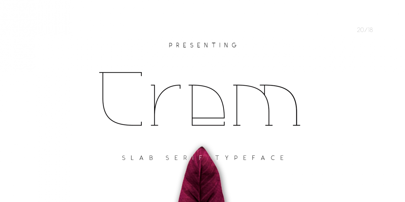 Crem Slab Complete Family font specimen