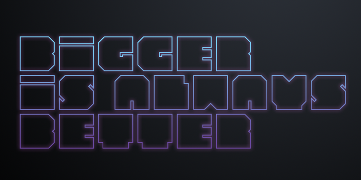 Iamblock Complete Family font specimen