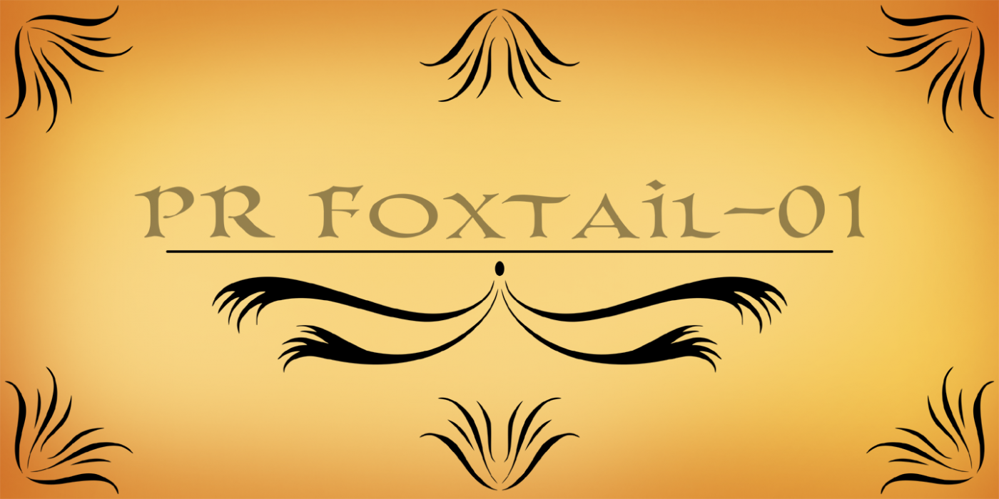 PR Foxtail 01 PR-Foxtail-01 Regular font specimen