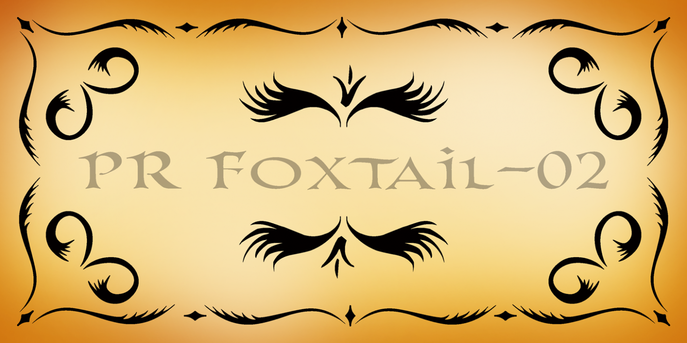 PR Foxtail 02 PR-Foxtail-02 Regular font specimen