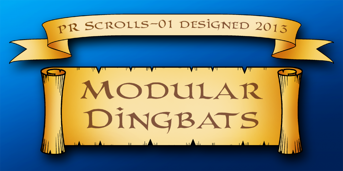 PR Scrolls PR-Scrolls 01 character specimen 2