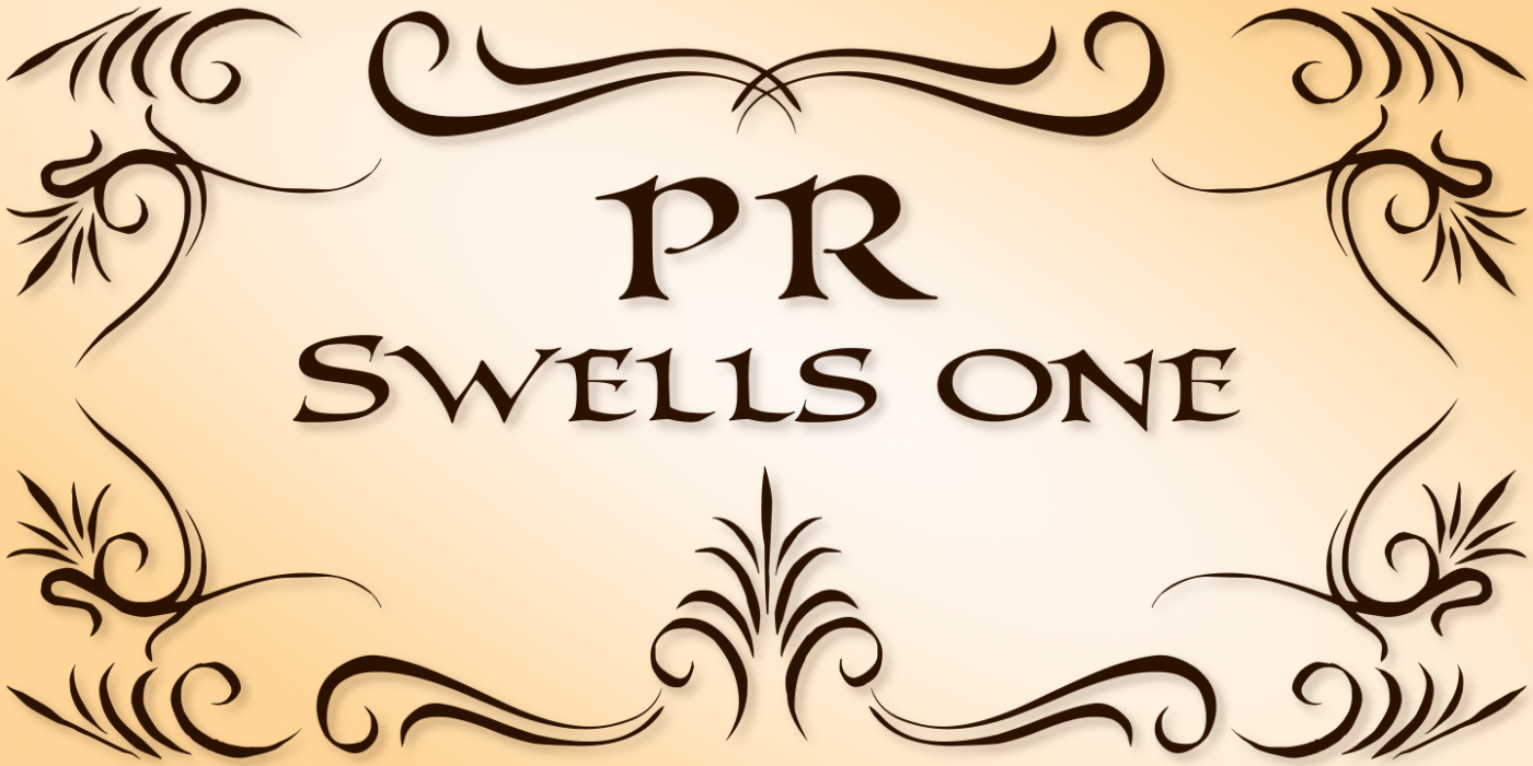 PR Swells 01 PR-Swells-01 Regular font specimen