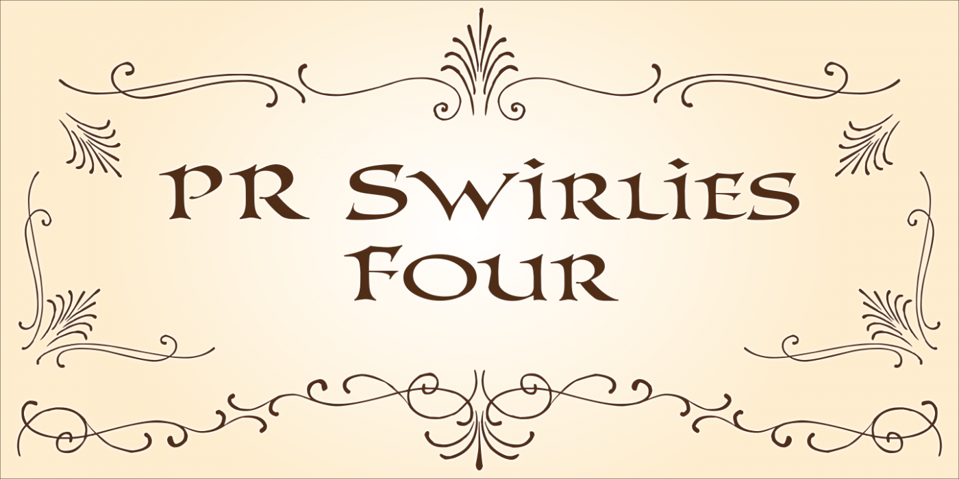 PR Swirlies 04 PR-Swirlies-04 Regular font specimen