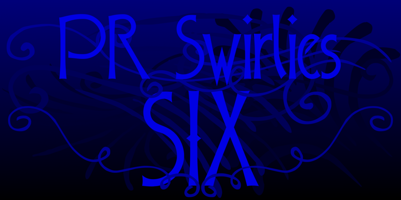 PR Swirlies 06 PR-Swirlies-06 Regular font specimen