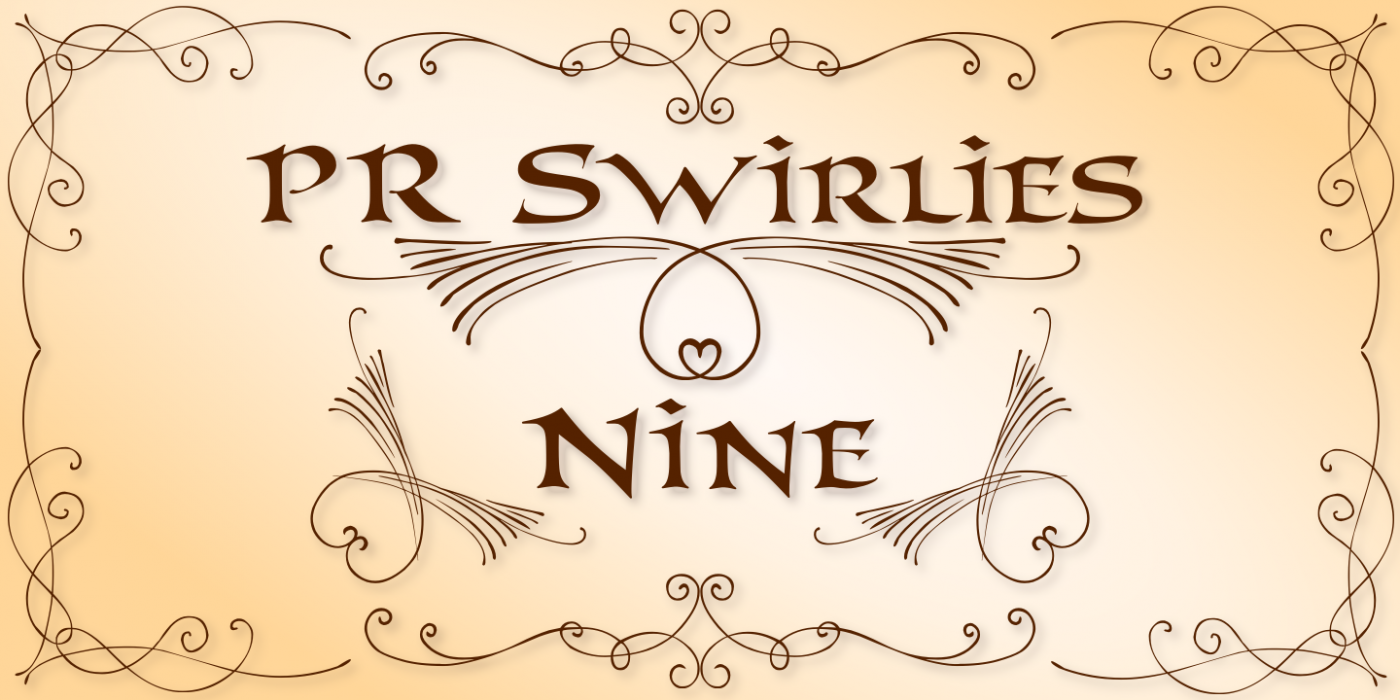 PR Swirlies 09 PR-Swirlies-09 Regular font specimen