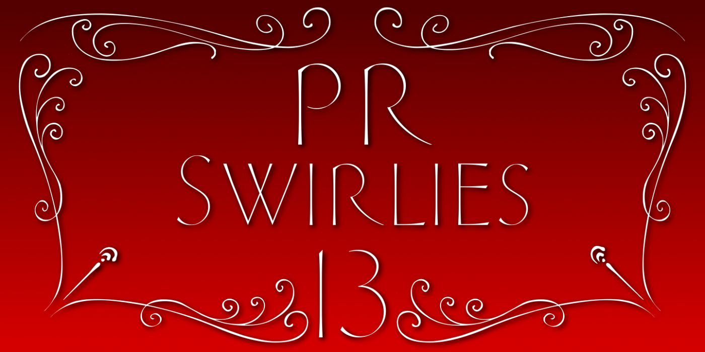 PR Swirlies 13 PR-Swirlies-13 Regular font specimen