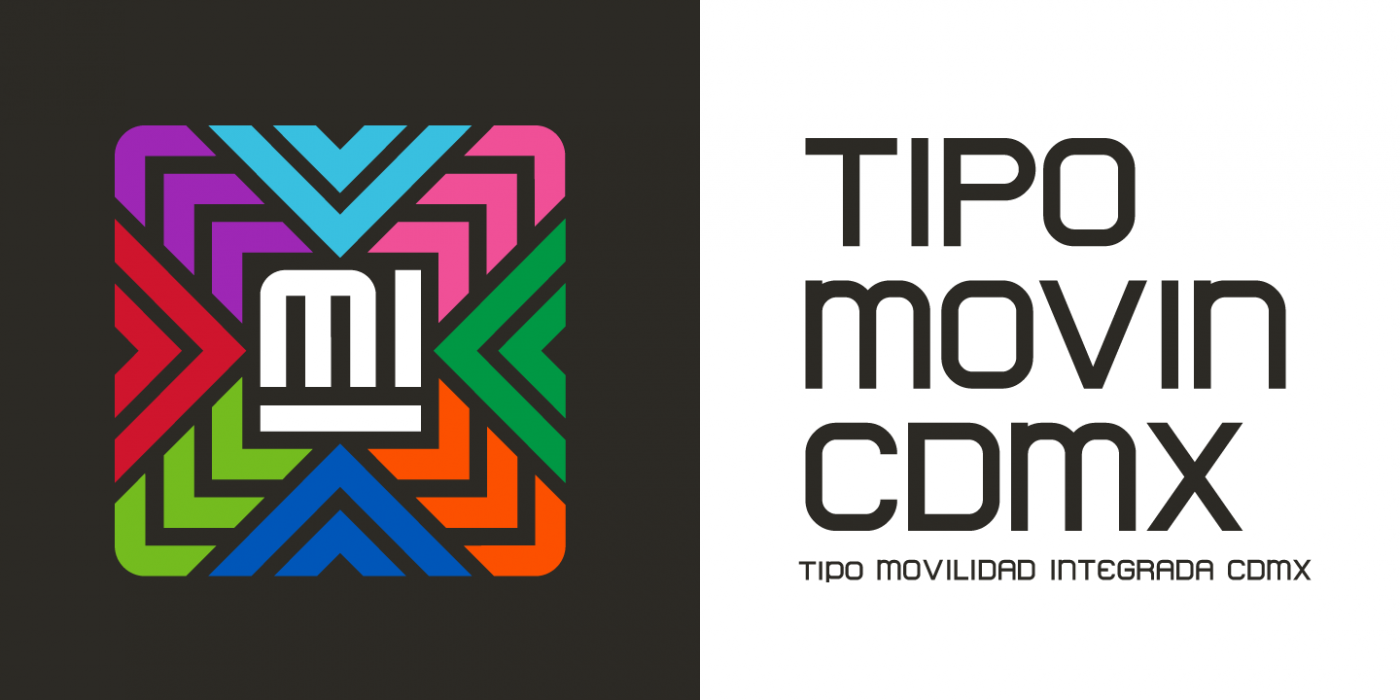 Tipo Movin CDMX Regular font specimen
