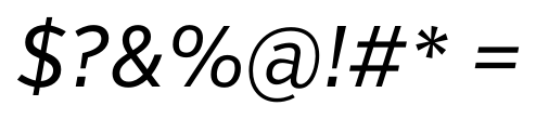 Verb Condensed Regular Italic $?&%@!#*=