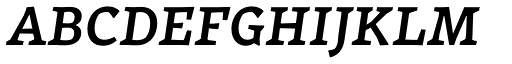 Certa Serif Medium Italic