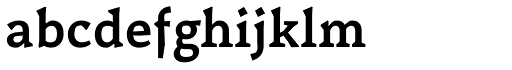 Certa Serif Medium abcdefghijklm