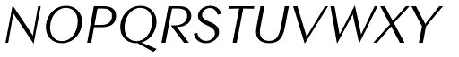 Contax Sans 56 Italic