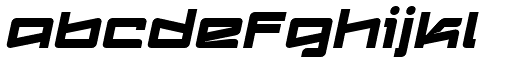 Logofontik 4F Italic abcdefghijklm