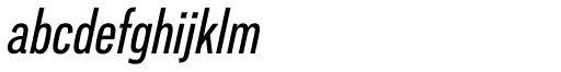 Lorimer No 2 Condensed Medium Italic abcdefghijklm