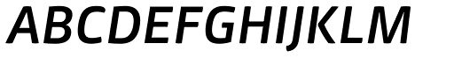 Mangerica SemiBold Italic