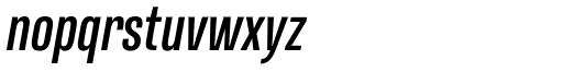 Naratif Condensed Bold Italic nopqrstuvwxyz